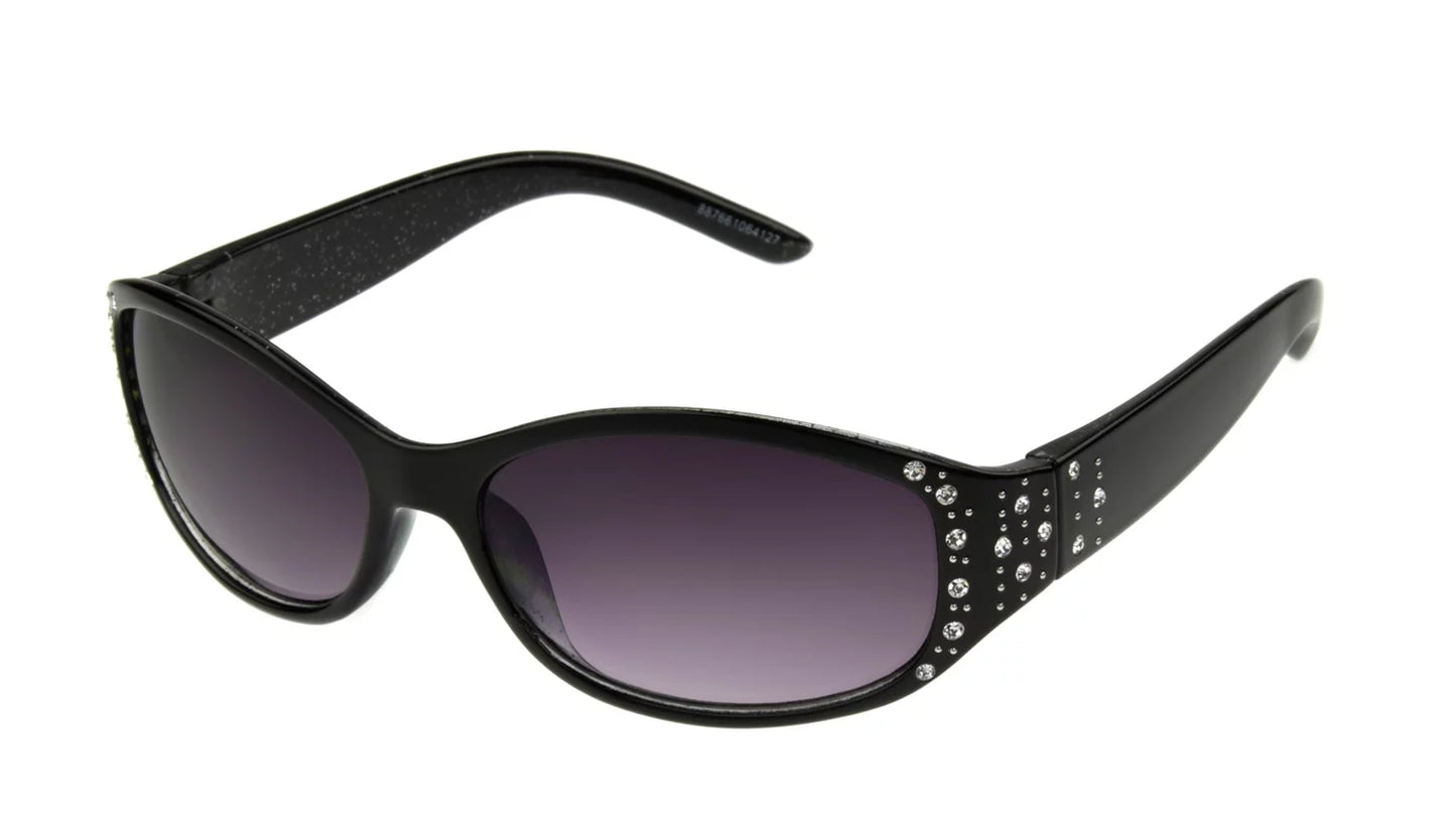 Women'S Wrap Fashion Sunglasses Black